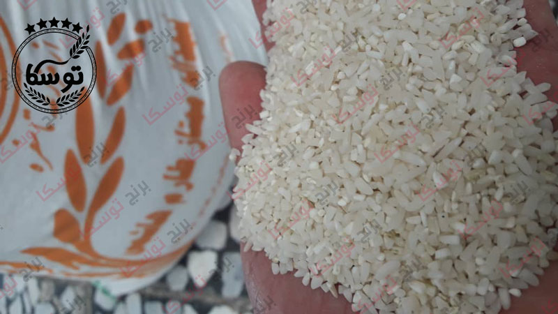 فروش کلی برنج نیم دانه قهوه ای بسته بندی