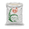 درب باز کیسه برنج نرمه عطری مخلوط توسکا حاوی دانههای بسیار ریز نرمه طارم و امراللهی